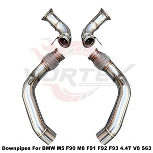 Kit de Tubos de Escape de Alto Flujo Vortex SS304 para BMW M5 F90 M8 F91 F92 F93 4.4T V8 S63, Sistemas de Ajuste de Ajuste Directo - Product Image 2