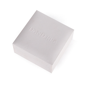 Boîte à boucles d'oreilles de luxe, boîte cadeau personnalisée pour bijoux, boîte rigide à charnières, insert en velours, gaufrage, logo personnalisé, vente en gros - Product Image 4