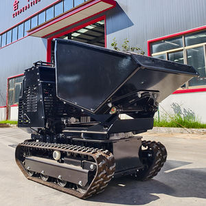 Новые продукты 1 тонный фронтальный погрузчик с гидравлическим дизельным двигателем мини-самосвал с вращением 260 ° ковш небольшой самосвал - Product Image 3