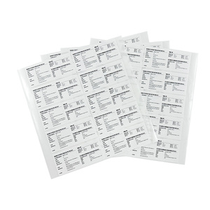 Anpassbares einzelnes schwarzes wasserdichtes Klebe etikett Verschiedene Größen Personal isierte Verpackungs aufkleber mit benutzer definiertem Logo-Druck - Product Image 3