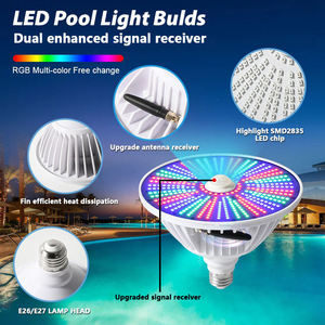 Lumière de <span class=keywords><strong>piscine</strong></span> de remplacement LED PAR56, étanche IP68, 12V, équivalent à une <span class=keywords><strong>ampoule</strong></span> <span class=keywords><strong>halogène</strong></span> pour l'éclairage sous-marin - Product Image 6