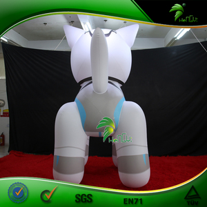 Индивидуальная дизайнерская гигантская Высота 2,5 м надувной робот кошка езда смешное животное бассейн поплавок игрушки - Product Image 6