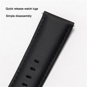 Bracelets <span class=keywords><strong>en</strong></span> <span class=keywords><strong>cuir</strong></span> minces d'affaires vintage pour accessoires de montre intelligente <span class=keywords><strong>Bracelet</strong></span> 49mm pour Samsung Galaxy 18mm 20mm 22mm <span class=keywords><strong>Bracelet</strong></span> de montre - Product Image 5