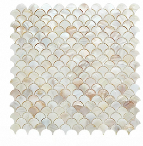Mosaïque de coquilles de palourde naturelles KASARO, carreaux décoratifs autocollants pour murs de salle de bain, fournisseur de décoration commerciale en Chine - Product Image 3