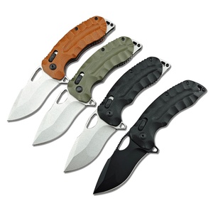 Navaja de Bolsillo Kiku XR para Caza y Camping, Multiusos, Antideslizante, Mango de G10/Lino Micarta, Industrial, para Exteriores, EDC, OEM, CTS, XHP - Product Image 1