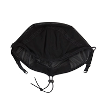 1 pièce Bonnet de perruque en maille noire, avec cordon de serrage 3/4, entièrement ajustable, en Spandex respirant, maintien ferme