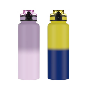 1000ml Stainless Steel Luxury Vacuum Insulated Vacuum Cup Double Walled Travel Vacuum Water <b>Bottle</b> With Custom - Product Image 2