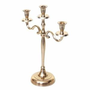 Otro portavelas de Metal dorado, muestra disponible, claro, decorativo, estampado europeo, hecho a mano, decoración de boda, caja OEM, cantidad mínima - Product Image 6