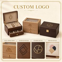 Boîte à bijoux en bois durable avec design personnalisable, matériaux écologiques, services OEM/ODM