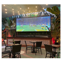 Pantalla LED de instalación fija P2.5 P3 P4 P5 para interior personalizable Pared de video LED interior de alto rendimiento para Game Center Club