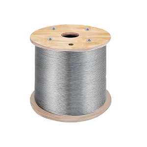 Câble en acier galvanisé pour engins de construction, diverses tailles : 1 mm, 1,5 mm, 2 mm, 3 mm, 4 mm, 5 mm, 6 mm, 7 mm, 10 mm pour treuil - Product Image 1