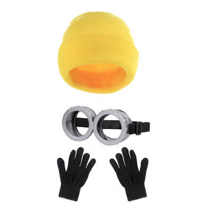 3 Piezas <span class=keywords><strong>de</strong></span> Accesorios para Disfraces <span class=keywords><strong>de</strong></span> Halloween, Sombreros para Mujeres y Hombres, Gafas Steampunk, Set <span class=keywords><strong>de</strong></span> Cosplay para Fiestas, Gorros Amarillos para Adultos - Product Image 4