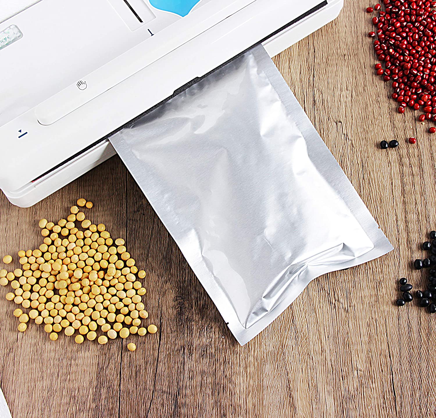 100Pack 2 Gallon Coffee Beans Bolsas Mylar Resealable Silver Zipper Heat Seal Bags With Oxygen Absorbers