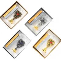 Ensemble de sceaux à cire avec poignée en métal de style européen antique, motif dragon du diable, pour un cadeau significatif, sceau à cire pour enveloppe avec tête en cuivre