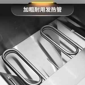 Freidora Eléctrica Comercial de 17L, Acero Inoxidable, de Sobremesa, Semiautomática, para Alimentos y Bebidas, Uso en Hoteles - Product Image 3