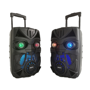 8 Inch <strong>Robot</strong> Shade Trolley Speaker <strong>Ball</strong> Led Light Wireless Private Mould Speaker 2022 RX-8178 - Product Image 5