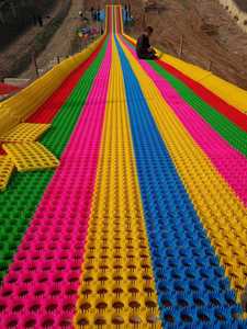 Tobogán de arcoíris para pista de esquí seco al aire libre para parque de atracciones y centro recreativo - Product Image 2