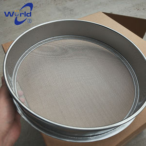 200mm直径304ステンレス鋼テストふるい食品サンプリングふるい織りメッシュふるいステンレス鋼ふるいメッシュ - Product Image 5