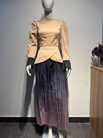 Robes élégantes pour femmes musulmanes, tenue quotidienne, ensemble deux pièces, haut et jupe modestes, confortables, style abaya islamique, longueur cheville.
