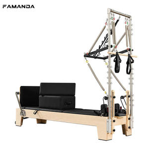 Equipo de Gimnasio, Reformer de Pilates con Media Cama Trapezoide - Product Image 3