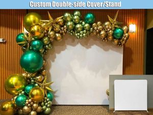 Fondo de tela tensada personalizado para fotomatón con funda de almohada, impresión a doble cara, para ferias comerciales - Product Image 2