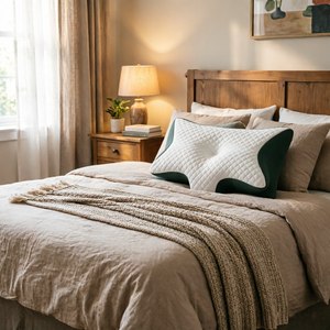 Bantal Leher Ergonomis Busa Memori Kupu-kupu Ultra-Nyaman Grosir, Penyangga Leher, Hipoalergenik, Tekstil Rumah Terlaris - Product Image 6