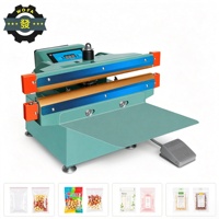 Machine de scellage semi-automatique électrique 450, double chauffage, contrôle numérique de la température, pour papier et bois, 220V, économie d'énergie