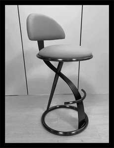 Taburetes de bar de estilo retro, sillas de bar de lujo para el hogar, sillas altas con asientos de cuero, taburetes altos para sala de estar. - Product Image 6