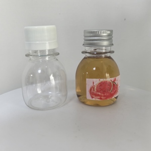 Botellas vacías Mini Clear 2 oz PlasticGinger Shot con tapas de aluminio y <span class=keywords><strong>a</strong></span> prueba de manipulaciones Frasco de contenedores de jugo transparente pequeño - Product Image 1