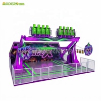 Manège à grande vitesse Top Spin Ride, 16 places, rotation verticale à 360 degrés, monté sur remorque ou fixe, pour fêtes foraines