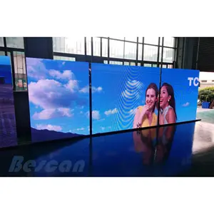 OEM आपूर्तिकर्ता किराये के लिए BESCAN P3.91 पूर्ण रंग इनडोर एलईडी वीडियो वॉल डिस्प्ले एलईडी वीडियो प्रोसेसर