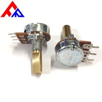 Volant de jeu à pédales à potentiomètre B25K60 16mm en métal + film carbone, tolérance 20%, vente directe fabricant