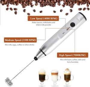 Mousseur à lait électrique portable, mixeur à main USB, mini-fouet pour café, batteur à crème pour cappuccino, batteur à œufs, mixeur alimentaire - Product Image 2
