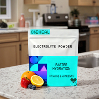 Poudre d'hydratation électrolytique pour la nutrition sportive, pack de poudre d'hydratation électrolytique végétalienne