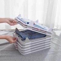 5 pièces, planche à plier multifonctionnelle, pliage rapide des vêtements, des pulls, artefact de pliage et de rangement, organisateurs de tiroirs écologiques
