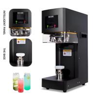 Machine de scellage de bocaux CE de haute qualité, scelleuse automatique de canettes en plastique PET pour les magasins de boissons