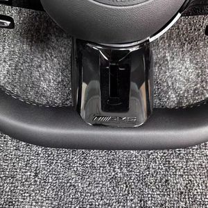 Volant de voiture en cuir élégant pour <span class=keywords><strong>Mercedes</strong></span> ML350 ML400 R320 R350 R400 C180 Facelift Upgrade - Product Image 5
