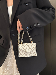 2025 New Women's Bags Fashion Print Women's Tote Bags Girls Handbags Young Ladies Daily Small <b>Square</b> Bags Shoulder Cross Bag - Product Image 5