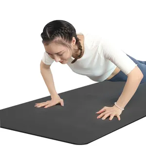 Üretimi yüksek kaliteli spor yoga mat çevre dostu PE malzeme ucuz olmayan kayma yoga mat baskılı taşınabilir yoga mat