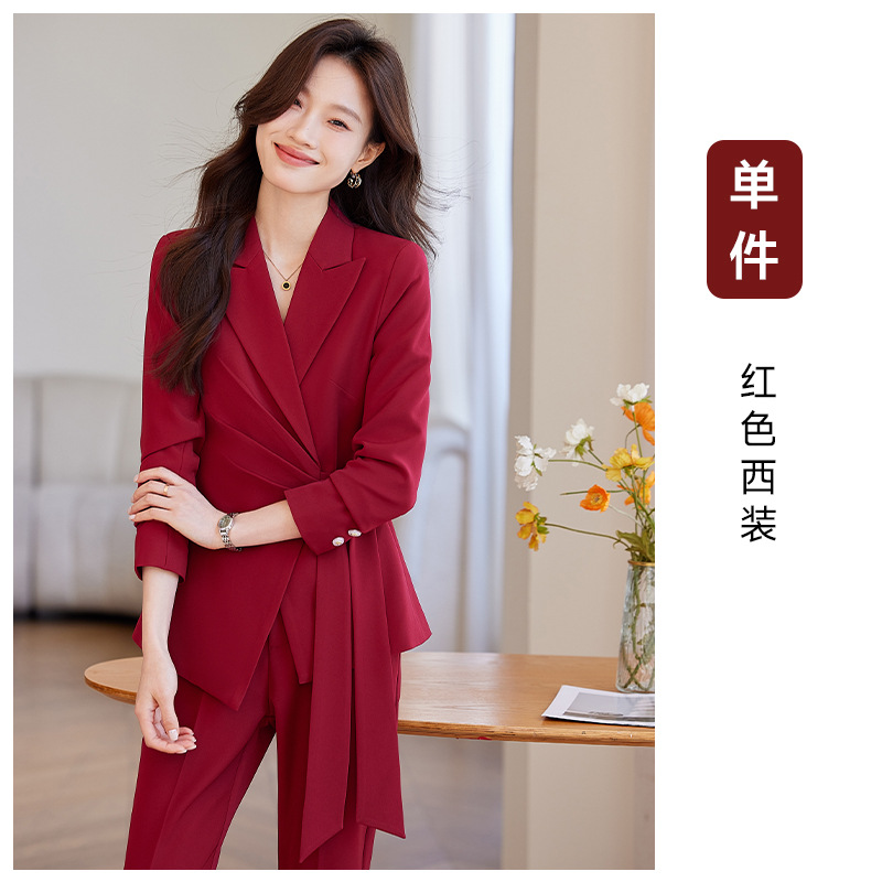 red suit