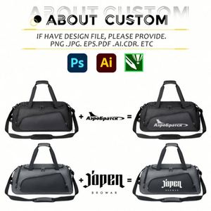 Custom logo Waterproof Duffel Bag High Quality Oxford Gym Bag With Shoes Compartment Promotional Travel Luggage Bag with logo - Product Image 2