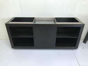 Hampton Inn Hotel Vanity Base Modern Bathroom Vanity Cabinet Melamine MDF Board Carcase Montado en la pared/Montado en el piso 5 años - Product Image 6