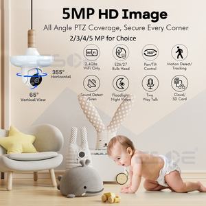 Cámara de Seguridad WiFi para Exteriores Tuya N20, 1080P, 3MP, 4MP, 5MP, IP, PTZ, Inalámbrica, con Función de Giro e Inclinación - Product Image 5