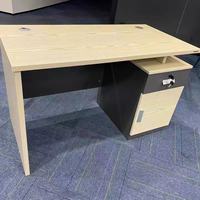 Bureau d'ordinateur pour personnel de bureau avec tiroir et serrure, bureau d'étude moderne et simple pour poste de travail