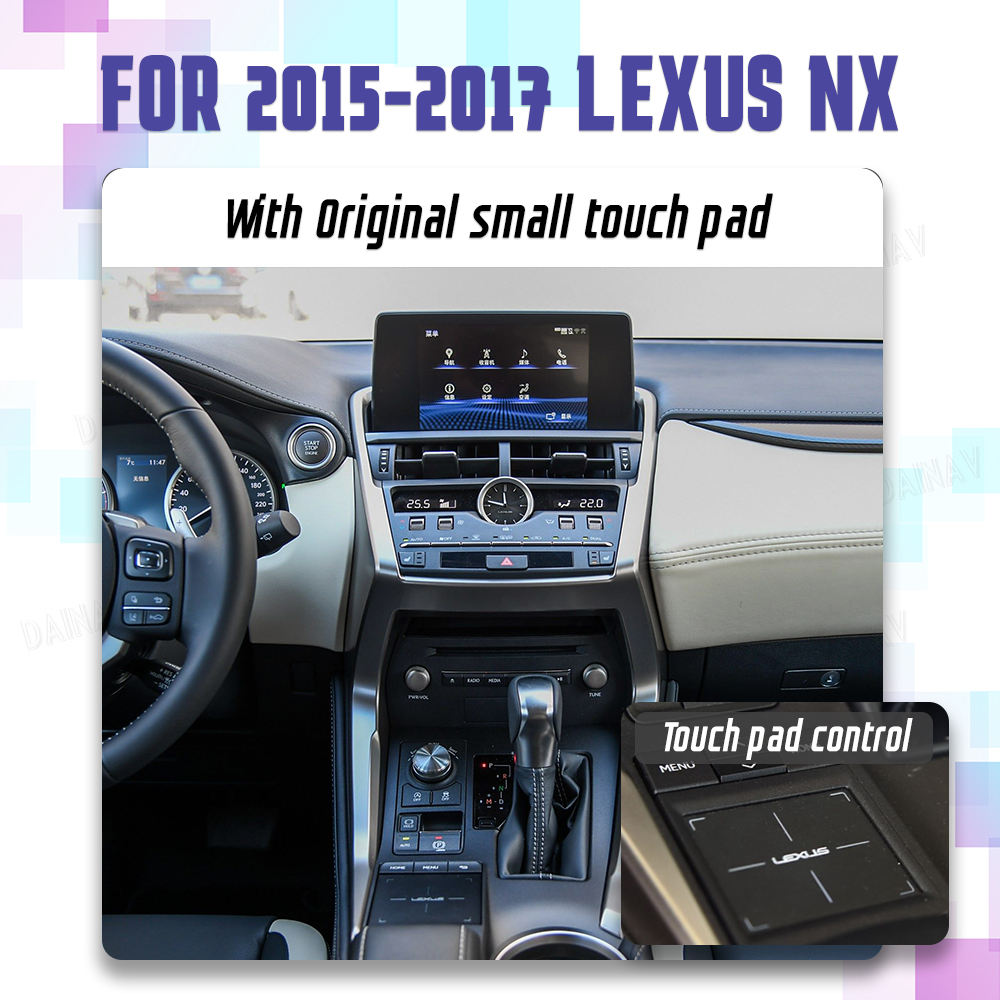 2015-2017NX, panel táctil pequeño OEM