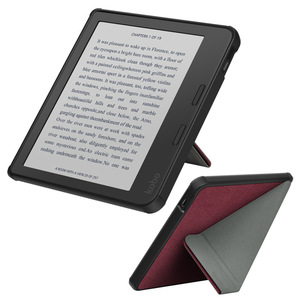 Nouvelle couverture de lecteur de livre électronique pour <span class=keywords><strong>Kobo</strong></span> <span class=keywords><strong>Libra</strong></span> Color <span class=keywords><strong>2</strong></span> 7 pouces étui de protection pour tablette prêt Stock couverture en cuir pliable avec Support <span class=keywords><strong>Kobo</strong></span> - Product Image 4