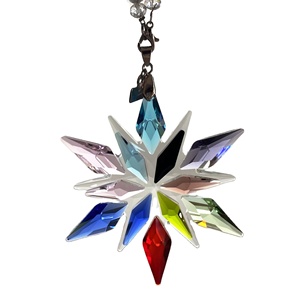 Crystal Christmas Tree Hanging Decoration Crystal Snowflake for Christmas <b>Gift</b> - Product Image 1