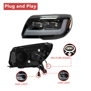 Phares LED HOSI pour Toyota <span class=keywords><strong>4Runner</strong></span> 4ème génération 2003-2009 – Amélioration des phares à LED avec 2 lentilles - Product Image 5