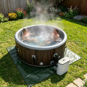 Bains à remous et salles de sauna : Équipement d'hydrothérapie tout-en-un pour les loisirs familiaux en plein air - Product Image 1