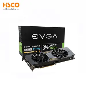 Für NVIDIA EVGA GeForce GTX 980 Ti 06G-P4-4996-KR 6GB FTW GAMING mit ACX 2.0, Whisper Silent Cooling Grafikkarte